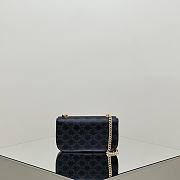 Bagsaaa Celine Chain Shoulder Bag Claude In Triomphe Canvas 197992 - 20.5cm - 3
