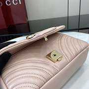 Bagsaaa Gucci GG Marmont small shoulder bag 837280 light pink - 22cm - 4