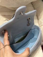 Bagsaaa Gucci GG Marmont small shoulder bag 837280 light blue - 22cm - 3