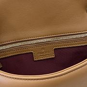 Bagsaaa Gucci GG Marmont medium shoulder bag 837267 brown - 26cm - 5