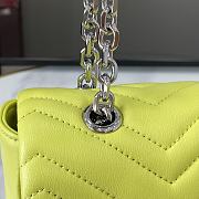 Bagsaaa Gucci GG Marmont medium shoulder bag 837267 bright green - 26cm - 2