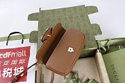 Bagsaaa Gucci Horsebit 1955 small top handle bag 815206 Brown - 22cm - 4