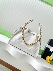 Bagsaaa CHANEL 25 Small Handbag AS5293 white grained - 30cm - 4