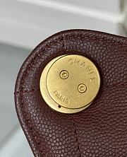 Bagsaaa CHANEL 25 Small Handbag AS5293 Burgundy - 30cm - 4