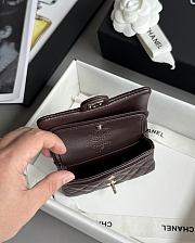 Bagsaaa Chanel Classic Mini Bag with hook AP4760 Dark Brown - 8 x 12.5 x 5cm - 4