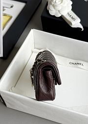 Bagsaaa Chanel Classic Mini Bag with hook AP4760 Dark Brown - 8 x 12.5 x 5cm - 3