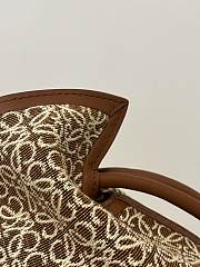 Bagsaaa Loewe Flamenco Clutch in Anagram jacquard and Calfskin - 23cm - 3