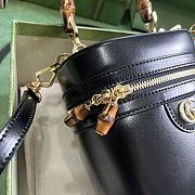 Bagsaaa Gucci Mini vanity bag with bamboo handle 760200 black - 15.5cm - 4