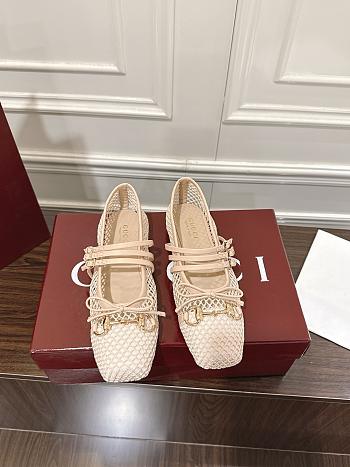Bagsaaa Women's Gucci Horsebit ballet flat 835077 light pink