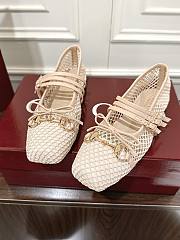 Bagsaaa Women's Gucci Horsebit ballet flat 835077 light pink - 4