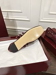 Bagsaaa Women's Gucci Horsebit ballet flat 835077 dark red - 4