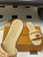 Bagsaaa LV x TM Lily Flat Mule Raffia - 3