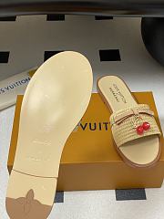 Bagsaaa LV x TM Lily Flat Mule Raffia - 2