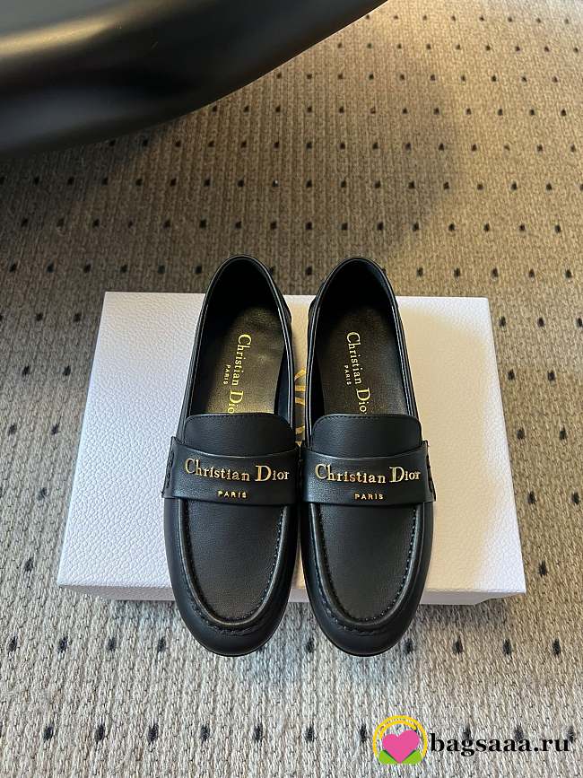 Bagsaaa Dior Boy Loafer Black Supple Calfskin - 1