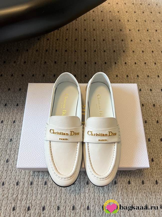 Bagsaaa Dior Boy Loafer White Supple Calfskin - 1