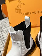 Bagsaaa LV Ruby Flat Ankle Boot White - 4