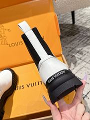 Bagsaaa LV Ruby Flat Ankle Boot White - 3
