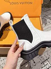 Bagsaaa LV Ruby Flat Ankle Boot White - 2