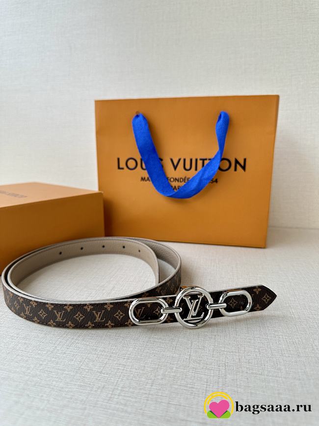 Bagsaaa LV Belt Silver hardware - 1