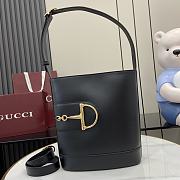 Bagsaaa Gucci 73 medium bucket bag 833660 black - 26cm - 1