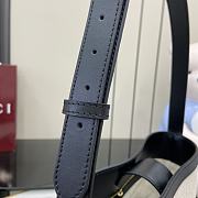 Bagsaaa Gucci 73 medium bucket bag 833660 black & beige - 26cm - 3
