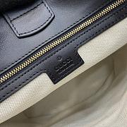 Bagsaaa Gucci 73 medium bucket bag 833660 black & beige - 26cm - 2