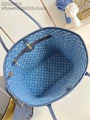 Bagsaaa LV M14856 Neverfull MM Denim Blue - 31cm - 2