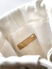 Bagsaaa Chanel Mini Bucket Bag AS5486 White Lambskin - 15.2 x 14 x 14cm - 3