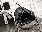 Bagsaaa Chanel Mini Bucket Bag AS5486 Black Lambskin - 15.2 x 14 x 14cm - 4