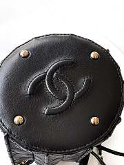 Bagsaaa Chanel Mini Bucket Bag AS5486 Black Lambskin - 15.2 x 14 x 14cm - 3