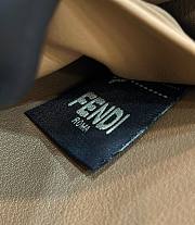 Bagsaaa Fendi Wallet On Chain Baguette Brown FF fabric wallet - 21cm - 4