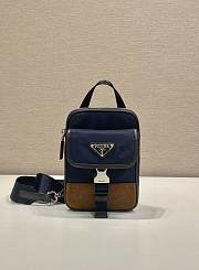 Bagsaaa Prada Re-Nylon and leather smartphone case 2ZH194 - 17cm - 1