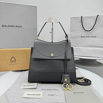 Bagsaaa Balenciaga Nano Handbag Medium in black smooth calfskin - 28cm