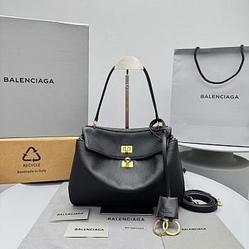 Bagsaaa Balenciaga Rodeo Handbag Small in black smooth calfskin - 27cm
