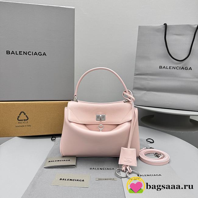 Bagsaaa Balenciaga Rodeo Mini Handbag in light pink - 23x10x8cm - 1