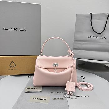 Bagsaaa Balenciaga Rodeo Mini Handbag in light pink - 23x10x8cm