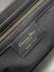 Bagsaaa Small Dior Jolie Top Handle Bag Black Tweed - 22cm - 2