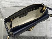 Bagsaaa Dior Small 30 Montaigne Pocket Bag Blue Dior Oblique Jacquard and Smooth Calfskin - 19.5cm - 4
