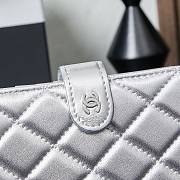 Bagsaaa Chanel Silver Wallet - 15*10*3cm - 4