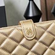 Bagsaaa Chanel Gold Wallet - 15*10*3cm - 2