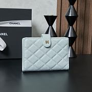Bagsaaa Chanel Light Blue Wallet - 15*10*3cm - 1