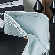 Bagsaaa Chanel Light Blue Wallet - 15*10*3cm - 2