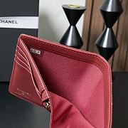 Bagsaaa Chanel Red Wallet - 15*10*3cm - 4