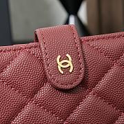 Bagsaaa Chanel Red Wallet - 15*10*3cm - 3