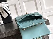 Bagsaaa Chanel Classic Mini Bag with hook AP4760 Blue - 8 x 12.5 x 5cm - 3