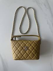 Bagsaaa Chanel Clutch with chain AP4747 Dark Beige - 21.5cm - 3