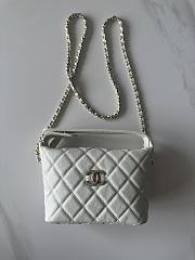 Bagsaaa Chanel Clutch with chain AP4747 White - 21.5cm - 2