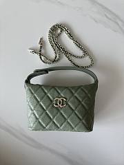 Bagsaaa Chanel Clutch with chain AP4747 Green - 21.5cm - 1