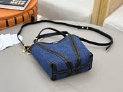 Bagsaaa Small Chloé Spin tote bag in denim - 19 cm - 2