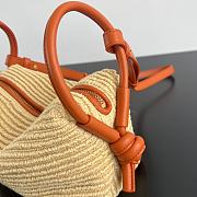 Bagsaaa Bottega Veneta Loop Top Handle 829212 raffia - 21cm - 4